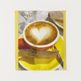 Amoreccino I hart Italiaanse koffie Wandkleed