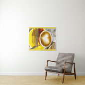 Amoreccino I hart Italiaanse koffie Wandkleed (In Situ (horizontaal))