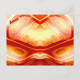 AMOS ~ 3D Fractal Design Pattern ~ Briefkaart