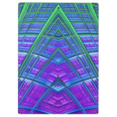 AMOS ~ 3D! ~ Groen Paarse en Blauwe origineel ~ Klembord (Achterkant)