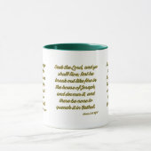 Amos 5:6 KJV Bijbel Schrift Two-Tone Mok (Midden)