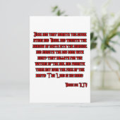 Amos 5:8 KJV Bijbel Verse Groet Kaart (Staand voorkant)