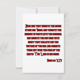 Amos 5:8 KJV Bijbel Verse Groet Kaart