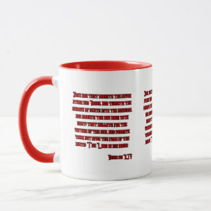 Amos 5:8 KJV Bijbel Verse Two-Tone Mok