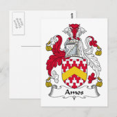 Amos CREST van de Familie Briefkaart (Voorkant / Achterkant)