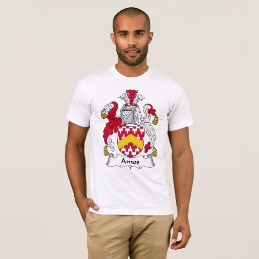 Amos Family Crest T-shirt (Voorkant volledig)