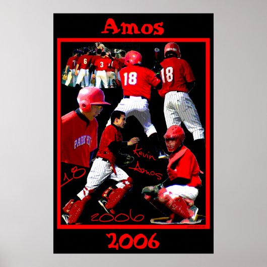 Amos Freshman Baseball Poster (Voorkant)