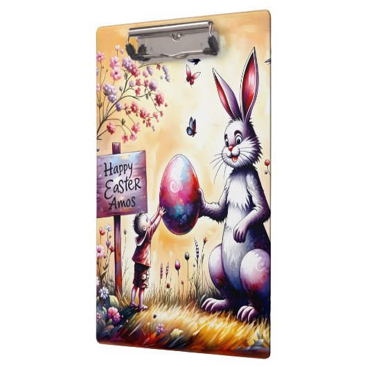 Amos ~ GELUKKIG PASEN ~ Bunny en Amos ~ Klembord (Links)