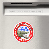 Amos Mozes voor President Magneet (Insitu (Vaatwasser))