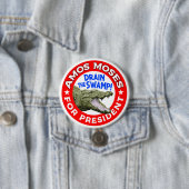 Amos Mozes voor President Ronde Button 7,6 Cm (In situ)