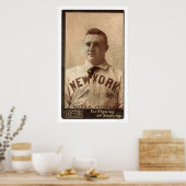 Amos Rusie Rare Baseball 1895 Poster (Keuken)