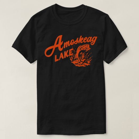 Amoskeag Lake Gift for Vissen Lover 2022 T-shirt (Design voorkant)
