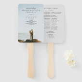 Amosphere-programma voor het wedden op foto's handwaaier (Voorkant en achterkant)