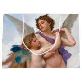 Amour and Psyche, Bouguereau Large Gift Bag Groot Cadeauzakje (Voorkant)