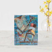 Amour Bleu Kaart (Gele Bloem)