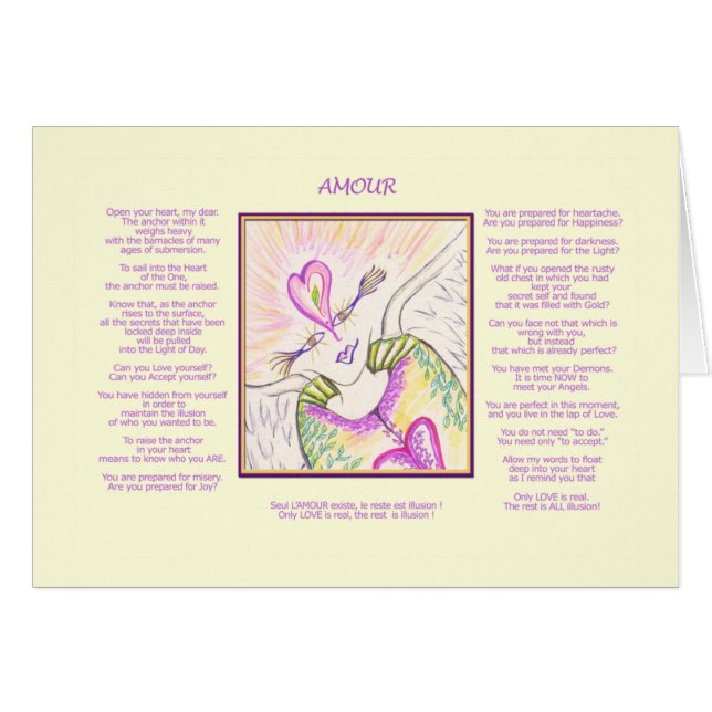 Amour Card (Voorkant Horizontaal)