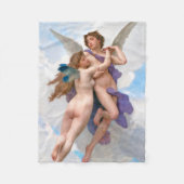 Amour en Psyche, Bouguereau Fleece Deken (Voorkant)