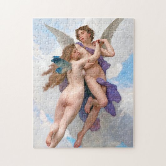 Amour en Psyche, Bouguereau Legpuzzel (Verticaal)