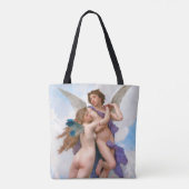 Amour en Psyche, Bouguereau Tote Bag (Achterkant)