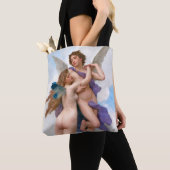 Amour en Psyche, Bouguereau Tote Bag (Dichtbij)