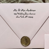 Amour |  Franse stijl handgeschreven script Zelfinktende Stempel