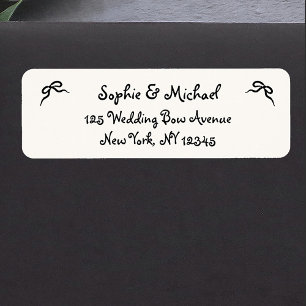 Amour   Geïllustreerd Frans boog retouradres Etiket