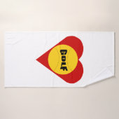 AMOUR GOLF-handdoeken Badhanddoek (Badhanddoek)