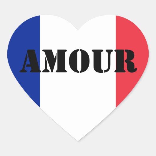AMOUR HART STICKER (Voorkant)