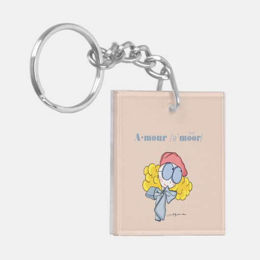 Amour Key Ring Sleutelhanger (Voorkant Links)