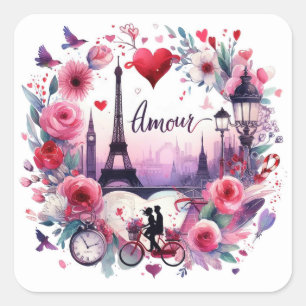 amour paris liefde Valentijnse envelop zegel