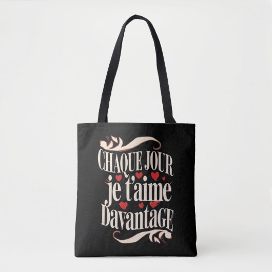 Amour pour Toujours Tote Bag (Voorkant)