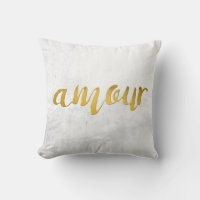 Amour - Print Letter Gold Foil Typography Brush