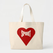 AMOUR SPORT biedt een volledig natuurlijk Jumbo  Grote Tote Bag (Voorkant)