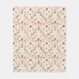 Amour Vine Fleece Blanket Deken