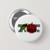 amoureuse de vampire ronde button 5,7 cm (Voorkant /achterkant)