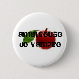 amoureuse de vampire ronde button 5,7 cm