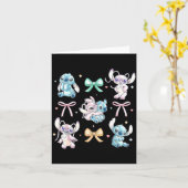 Amp Angel Coquette Style Bows Valentines Day  Kaart (Gele Bloem)