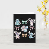 &amp; Angel Coquette Style Bows Valentine's Day  Kaart (Gele Bloem)