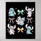 &amp; Angel Coquette Style Bows Valentine's Day  Poster (Voorkant)