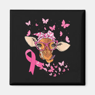 & Bandana Roze Lint Borstkanker Bewustzijn Magneet