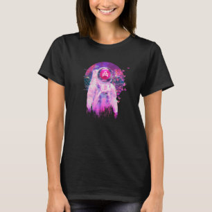 Amp Crypto Moon Man Space Dream Art Cryptocurrency T-shirt