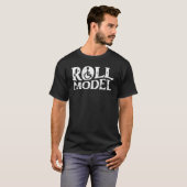Amp Handicap - Roll Model Funny Wheelstoel Amp T-shirt (Voorkant volledig)