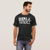 Amp Handicap - Roll Model Funny Wheelstoel Amp T-shirt (Voorkant volledig)