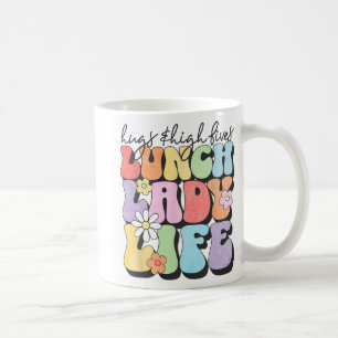 &amp; High Fives Lunch Lady Vibes School Waardevol Koffiemok