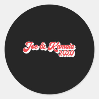 &amp; Kamala 2020 Kamala Harris 2024 Verkiezing An Ronde Sticker