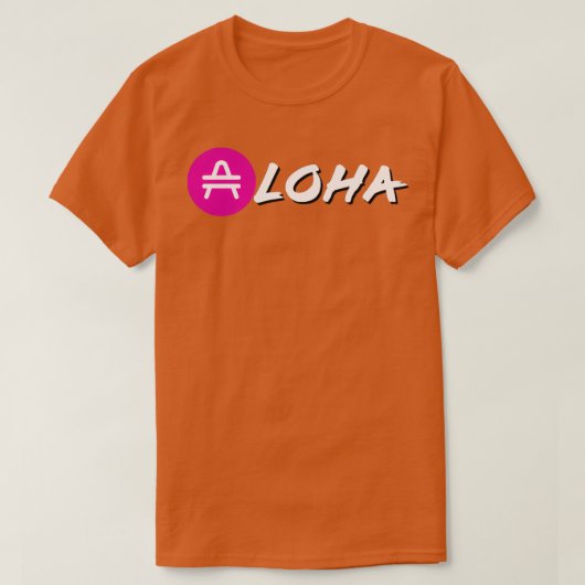 AMP Token Aloha Solid Magenta T-shirt (Design voorkant)