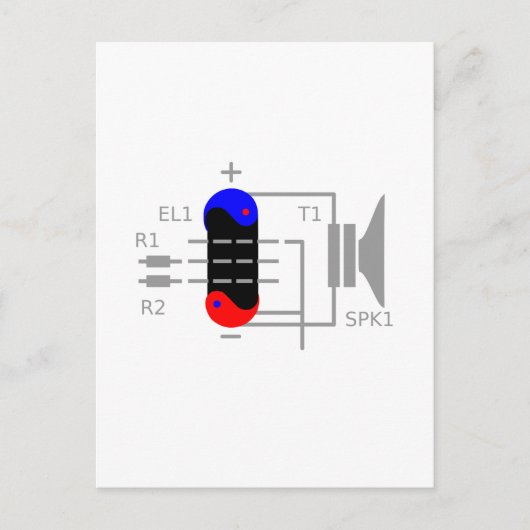 Amp Tube Briefkaart (Voorkant)