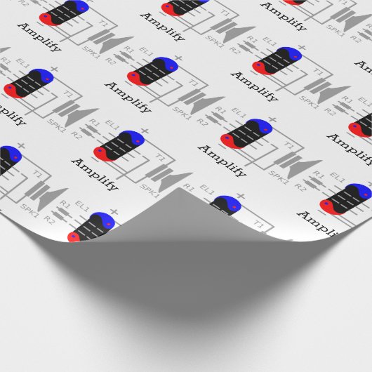 Amp Tube Cadeaupapier (Hoek)