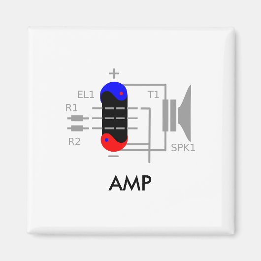 Amp Tube Magneet (Voorkant)