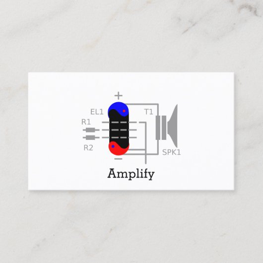 Amp Tube Visitekaartje (Voorkant)